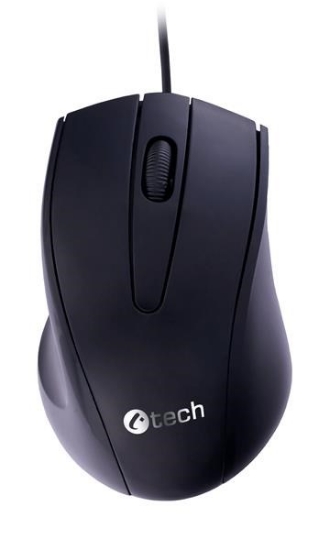 Obrázek BAZAR - C-TECH myš WM-07, černá, USB, poškozený obal