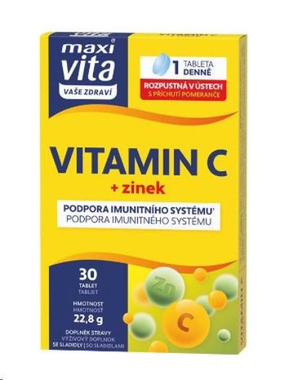 Obrázek Maxi Vita Vitamin C + zinek