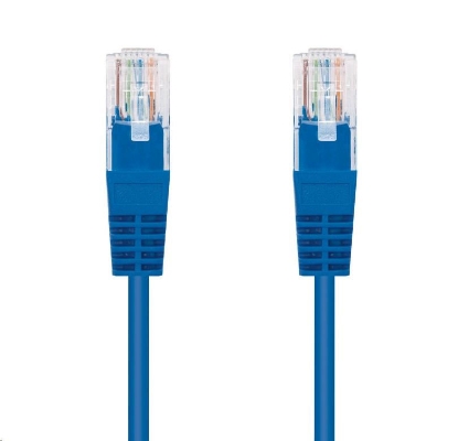 Obrázek C-TECH kabel patchcord Cat5e, UTP, modrý, 0,25m