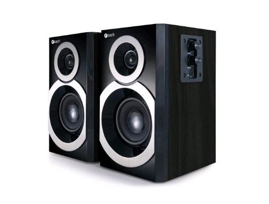 Obrázek C-TECH repro SPK-310B, 2.0, dřevěné, černé