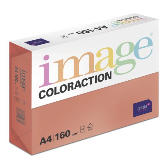 Obrázek Antalis Papír Image Coloraction Chile - jahodově červená (CO44) A4 (160g/250ks)