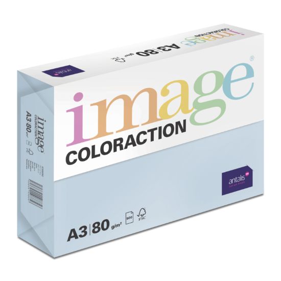 Obrázek Antalis Papír Image Coloraction Iceberg - ledově modrá (OBL70) A3 (80g/500ks)