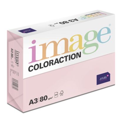 Obrázek Antalis Papír Image Coloraction Tropic - pastelově růžová (OPI74) A3 (80g/500ks)