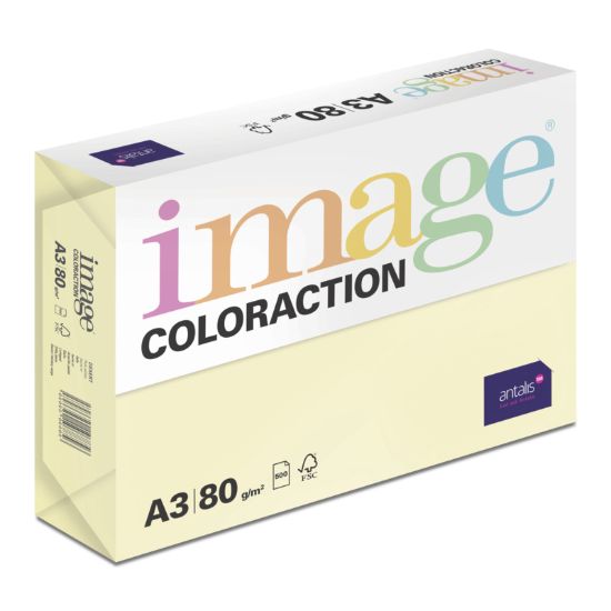 Obrázek Antalis Papír Image Coloraction Desert - pastelově žlutá (YE23) A3 (80g/500ks)