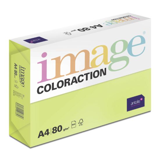 Obrázek Antalis Papír Image Coloraction Rio - reflexní zelená (NeoGn) A4 (80g/100ks)