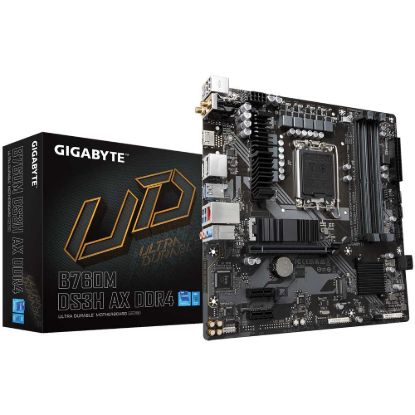 Obrázek BAZAR - GIGABYTE MB Sc LGA1700 B760M DS3H AX DDR4, Intel B760, 4xDDR4, 2xDP, 1xHDMI, WI-FI, mATX - Po opravě