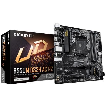 Obrázek GIGABYTE MB Sc AM4 B550M DS3H AC R2, AMD B550, 4xDDR5, DP, HDMI, mATX