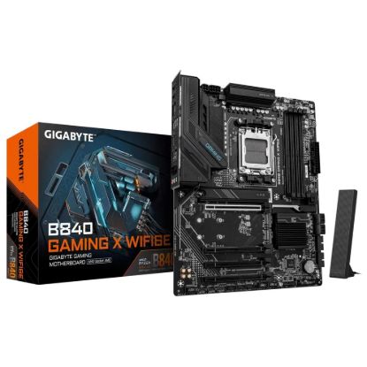 Obrázek GIGABYTE MB Sc AM5 B840 GAMING X WF6E, AMD B840, 4xDDR5, WIFI, DP, HDMI, ATX