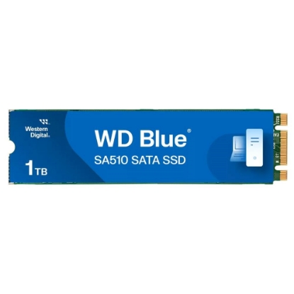 Obrázek WD BLUE SSD 3D NAND WDS100T3B0B 1TB SA510 M.2 SATA, (R:560, W:520MB/s)