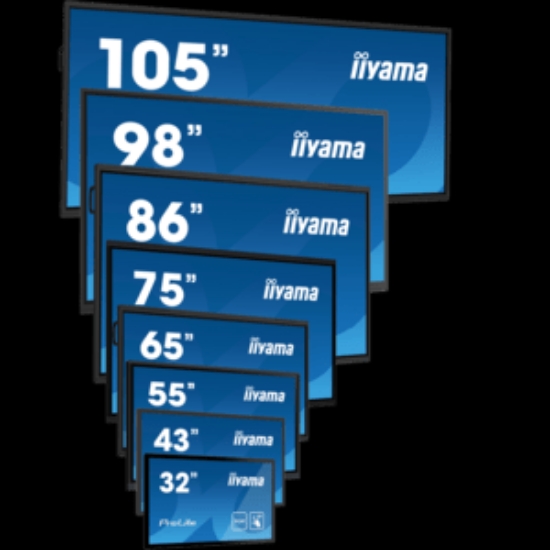 Obrázek iiyama ProLite T4362AS-B1 Android, 109,2 cm (43''), Projected Capacitive, 4K, black