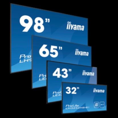 Obrázek iiyama ProLite LH4365UHSB-B1, 4K, USB, RS232, Ethernet, Wi-Fi, Android, kit (RS232), black