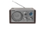 Obrázek Orava RR-29 A rádio, 1 x 3,5W, AM / FM rádio, USB, AUX vstup, SD karta, hnědá / stříbrná