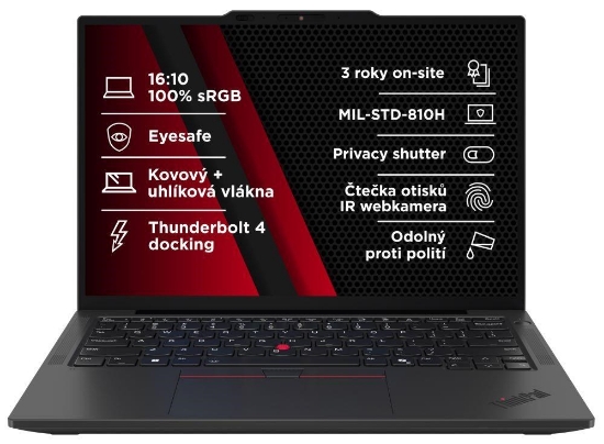 Obrázek LENOVO NTB ThinkPad X13 G6 - Ultra7 255U,13.3" WUXGA Touch,32GB,1TBSSD,5MP+IRcam,5G,W11P