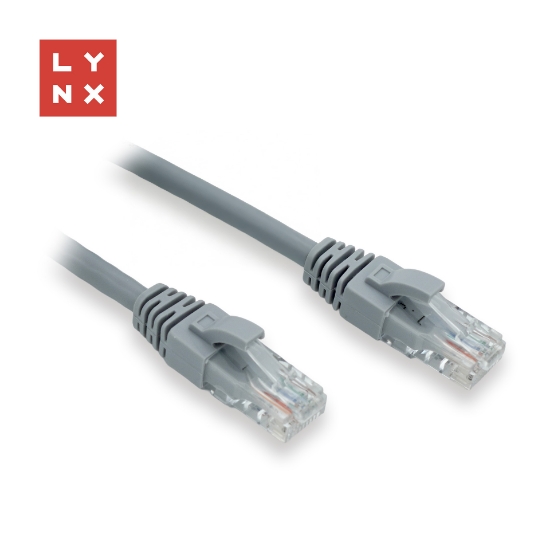 Obrázek LYNX UTP patch kabel Cat6, PVC, 20m, šedý