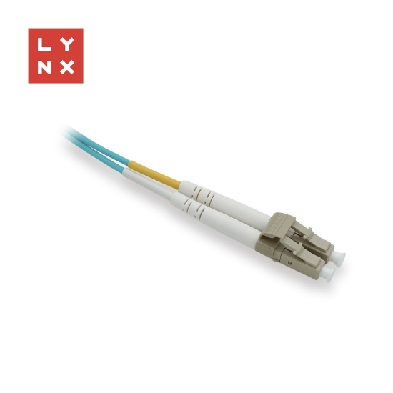 Obrázek LYNX duplexní patch kabel MM, OM3, LC/LC, 50/125µm, 2m