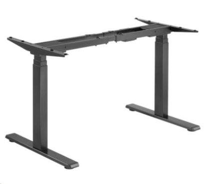 Obrázek Výškově stavitelný stůl Brateck M08-23DE 2 motory rozsah 620-1280 mm nosnost 100 kg