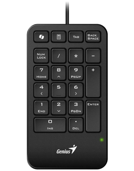 Obrázek GENIUS Numerická klávesnice NumPad 125, Drátová USB-C, černá