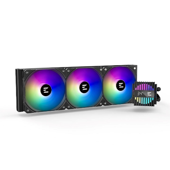 Obrázek ZALMAN vodní chladič Alpha2 A36, 3x120mm, PWM, ARGB, LGA1851, AM5