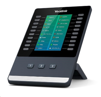 Obrázek Yealink EXP50 expanzní modul, LCD, 20 prog. tl. (x3 strany), pro T53/T53W/T54W/T57W/T58A