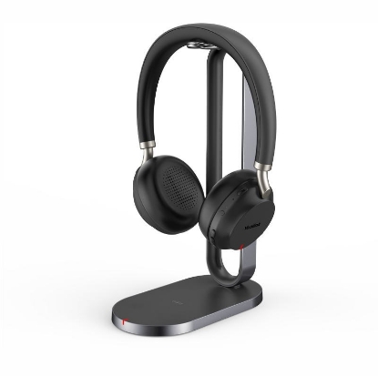 Obrázek Yealink BH72 Bluetooth černá náhlavní soupravou na obě uši se stojanem USB-C