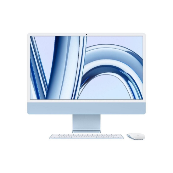 Obrázek APPLE 24-inch iMac with Retina 4.5K display: M3 chip with 8-core CPU and 8-core GPU, 256GB SSD - Blue