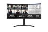Obrázek LG MT VA LED 34" 34WR55QK - VA panel, 3440x1440, 2xHDMI, DP, USB- C, USB 3.0, zakriven, nast vyska