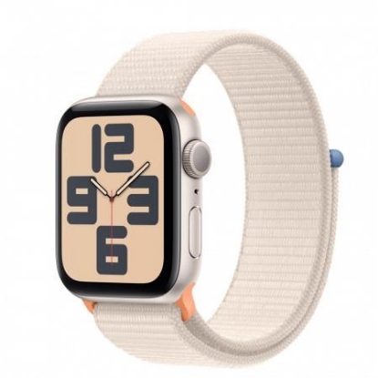 Obrázek APPLE Watch SE GPS 44mm Starlight Aluminium Case with Starlight Sport Loop