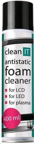 Obrázek CLEAN IT Antistatická čistící pěna na obrazovky 400ml