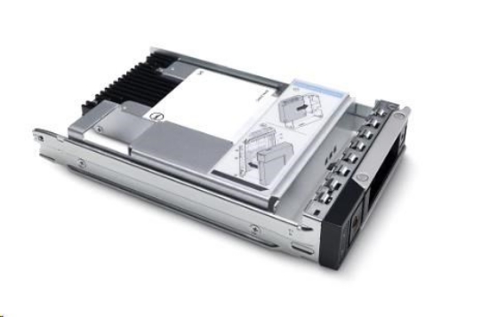 Obrázek DELL 3.84TB SSD SATA Read Intensive 6Gbps 512e  2.5in with 3.5in HYB CARR Hot-Plug CUS Kit