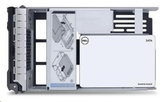 Obrázek DELL 480GB SSD SATA Read Intensive ISE 6Gbps 512e 2.5in w/3.5in Brkt Cabled CUS Kit T150