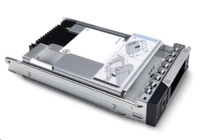 Obrázek DELL 960GB SSD SATA Mixed Use 6Gbps 512e 2.5in with 3.5in HYB CARR Hot-plug CK R450,R550,R650,R750,R7515,R7525