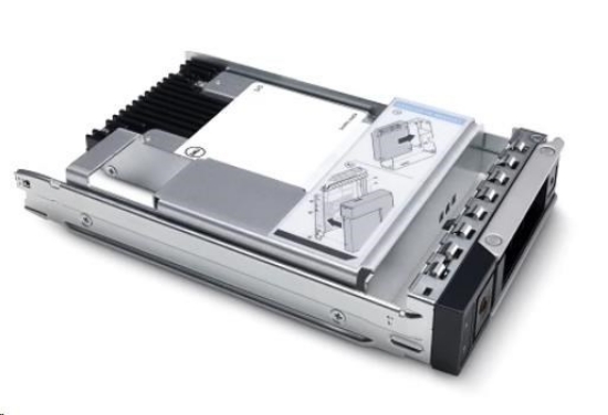 Obrázek DELL 960GB SSD SATA Mixed Use 6Gbps 512e 2.5in with 3.5in HYB CARR Hot-plug CK R450,R550,R650,R750,R7515,R7525