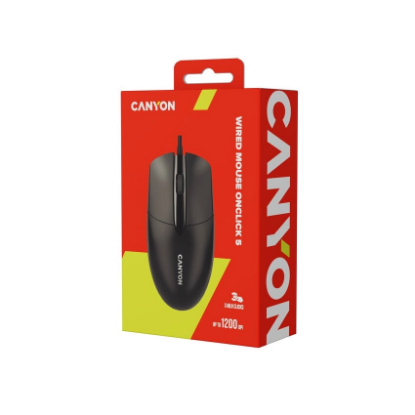 Obrázek CANYON OnClick5 mouse M-5 Wired Black