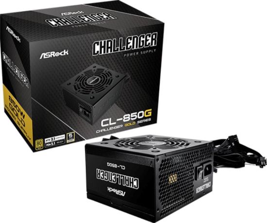 Obrázek ASROCK zdroj CL- 850G, 850W, 80Plus Gold, 120 mm, ATX 3.1