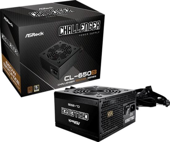 Obrázek ASROCK zdroj CL- 650B, 650W, 80Plus Bronze, 120 mm, ATX 2.52