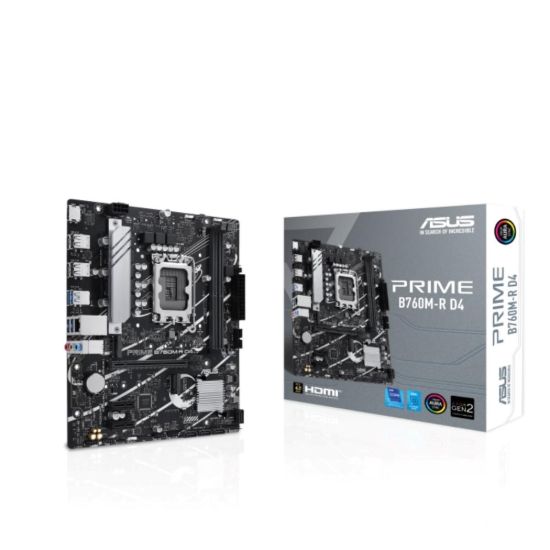 Obrázek ASUS MB Sc LGA1700 PRIME B760M- R D4, Intel B760, 2xDDR4, 1xHDMI, mATX