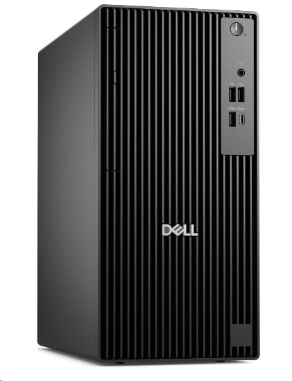 Obrázek DELL PC Pro Tower QCT1250/180W/TPM/i3-14100/8GB/512GB SSD/Integrated/Kb/Mouse/W11 Pro/3Y PS NBD