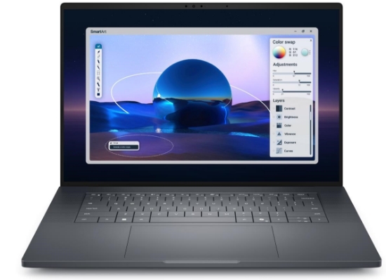 Obrázek DELL NTB Pro Max Premium 16 MA16250/U7-265H/32GB/1TB SSD/16" FHD+ /IR Cam/NVIDIA RTX 1000/WLAN/Backlit Kb/W11P/3Y PS NBD