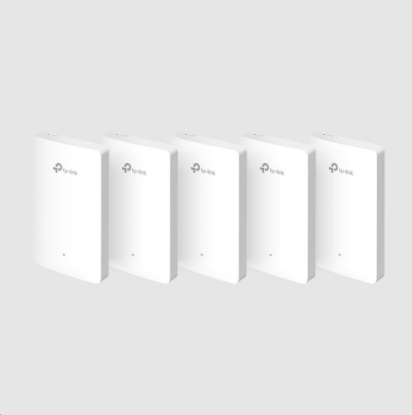 Obrázek TP-Link EAP615-Wall(5-pack) OMADA WiFi6 AP (AX1800,2,4GHz/5GHz,4xGbELAN,1xPoE-in,1xPoE-out,13W)