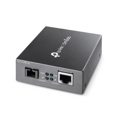 Obrázek TP-Link FC111PB-20 WDM media konvertor s PoE (1x100Mb/s,1x simplex SC,SM,1310/1550nm,20km)