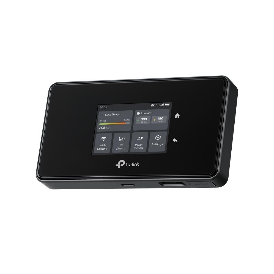 Obrázek TP-Link M8550 přenosný WiFi6E router (AXE3600, 5G/4G LTE,2,4GHz/5GHz/6GHz,1xGbE,1xUSB-C,1xnanoSIM,1xmicroSD)