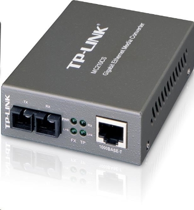 Obrázek TP-Link MC210CS media konvertor (1xGbE, 1x duplex SC/UPC, SM, 1310nm, 20km)