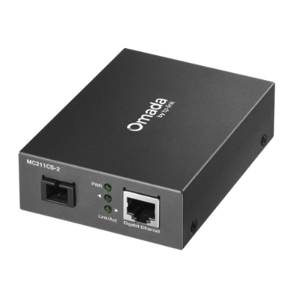 Obrázek TP-Link OMADA MC211CS-2 WDM media konvertor (1xGbE, 1x simplex SC/UPC, SM, 1550/1310nm, 2km)