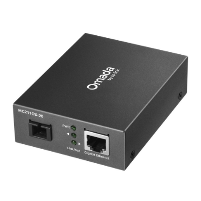 Obrázek TP-Link OMADA MC211CS-20 WDM media konvertor (1xGbE,1x simplex SC/UPC, SM, 1550/1310nm, 20km)