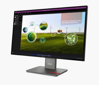 Obrázek LENOVO LCD P27Q-40 - 27",IPS,matný,16:9,2560x1440,178/178,4ms,350cd/m2,1500:1,HDMI,DP,USB-C,USB Hub,VESA,Pivot