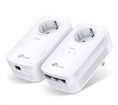 Obrázek TP-Link TL-PA8033P KIT průchozí powerline set (AV1300,3xGbE,1xGbE, HomePlug AV2)