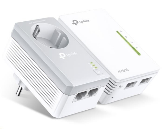 Obrázek TP-Link TL-WPA4226KIT WiFi4 průchozí powerline set (N600, AV600,2x100Mb/s,HomePlug AV2)