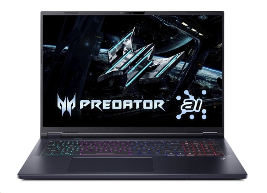 Obrázek ACER NTB Predator Helios Neo 18 AI (PHN18-72-994R),Ultra9 275HX,18" 2560x1600,32GB,1TB SSD,RTX 5070,W11 Home,Black