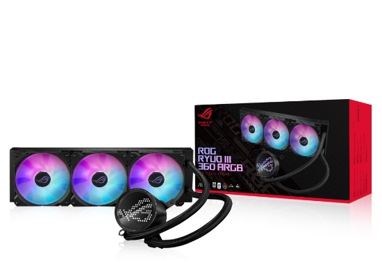 Obrázek BAZAR - ASUS vodní chladič CPU AIO ROG RYUO III 360 ARGB, 3x120mm -pouzito (Náhradní krabice)