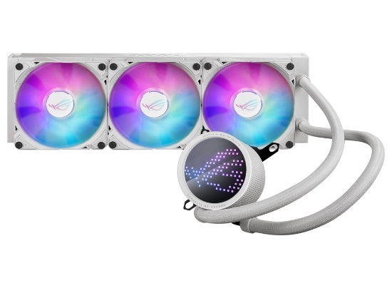 Obrázek BAZAR - ASUS vodní chladič CPU AIO ROG RYUO III 360 ARGB WHITE EDITION, 3x120mm -pouzito(Náhradní krabice)
